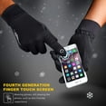 thumbnail image 3 of CHUANK Gants d'Hiver Hommes Femmes Gants à Écran Tactile Temps Froid Gants Chauds Gants de Travail pour Congélateur Ensemble pour Course Conduite Cyclisme Travail Randonnée, 3 of 6