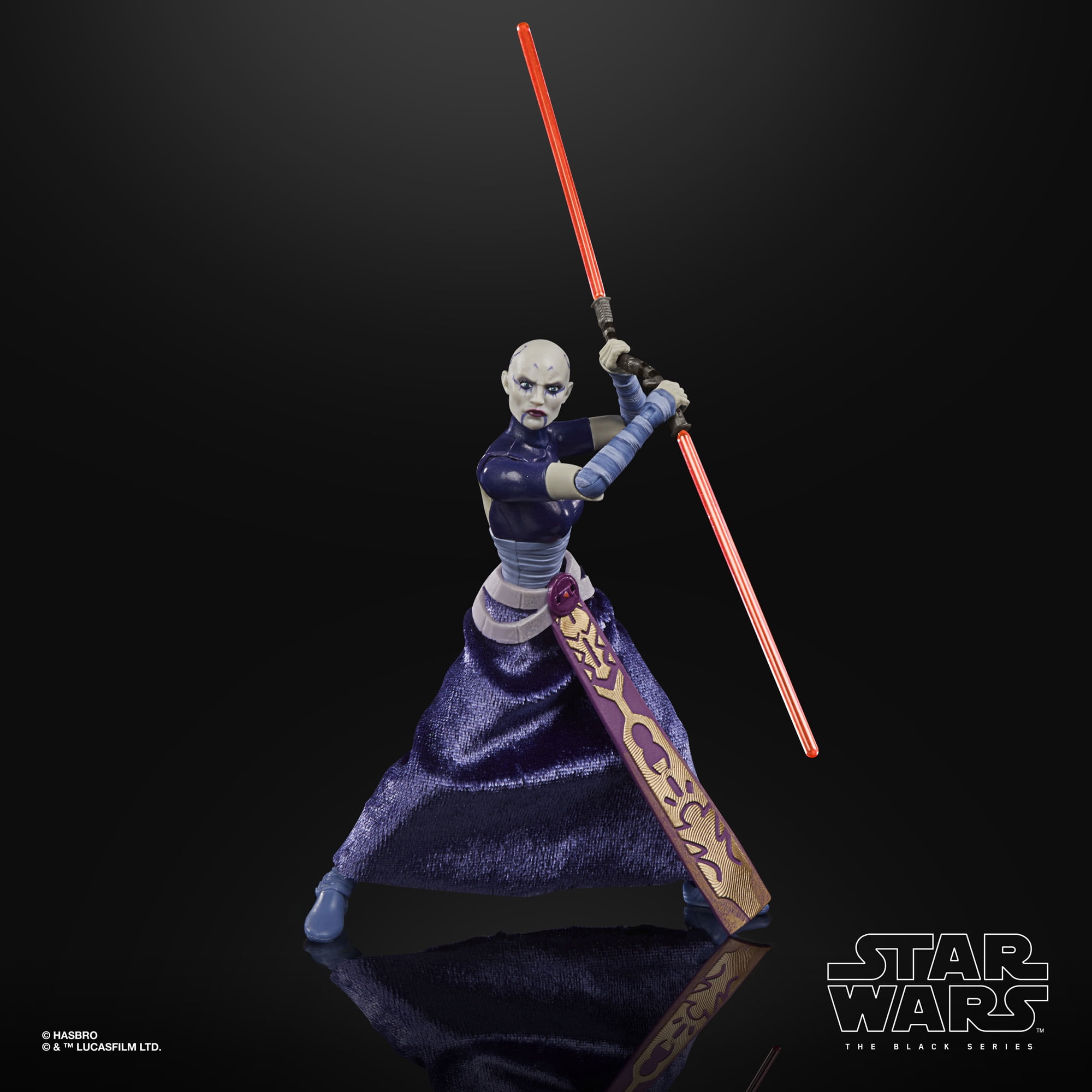 Star Wars The Black Series Asajj Ventress 6-Inch-Scale Action Figure