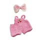 thumbnail image 5 of Figura de Peluche con Tirantes, Pantalones, , Ropa, Imaginación, Bricolaje, Coordinación, Disfraces, Haz Tus Propias Muñecas para Muñecas de 5, Rosa, 5 of 8