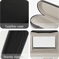 thumbnail image 4 of 2-in-2 Eyeglass & Contact Lens Case with Mirror, Hard Shell Travel Storage for Glasses & Accessories(Black), 4 of 6