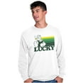 thumbnail image 5 of Popeye The Sailor Man Lucky St Paddys Long Sleeve TShirt Men Women Brisco Brands M, 5 of 6