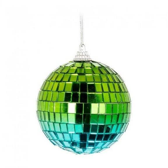 MDR Trading Inc. AB-18-DISCO-026_Q01 Green To Blue Ombre Mirror Ball Ornament