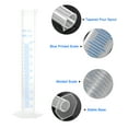 thumbnail image 3 of Unique Bargains Plastic Graduated Cylinder, 25ml 50ml 100ml Measuring Cylinder, Double-Sided Metric Marking, Hex Base, 3 in 1 Set, 3 of 3