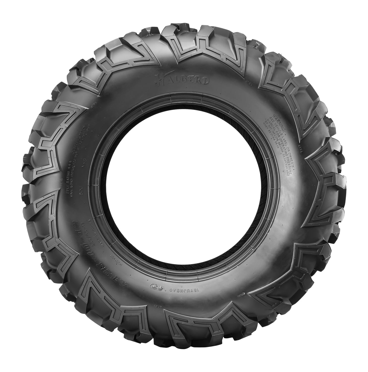 HALBERD 25x10-12 25x10x12 ATV UTV Tires 6PR Off-Road Rear Tire Tyres Set of 2