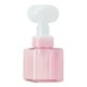 thumbnail image 5 of Dispensador de jabón líquido en forma de flor, reutilizable, portátil, recargable, con bomba de espuma de 250ml (rosa transparente), 5 of 14
