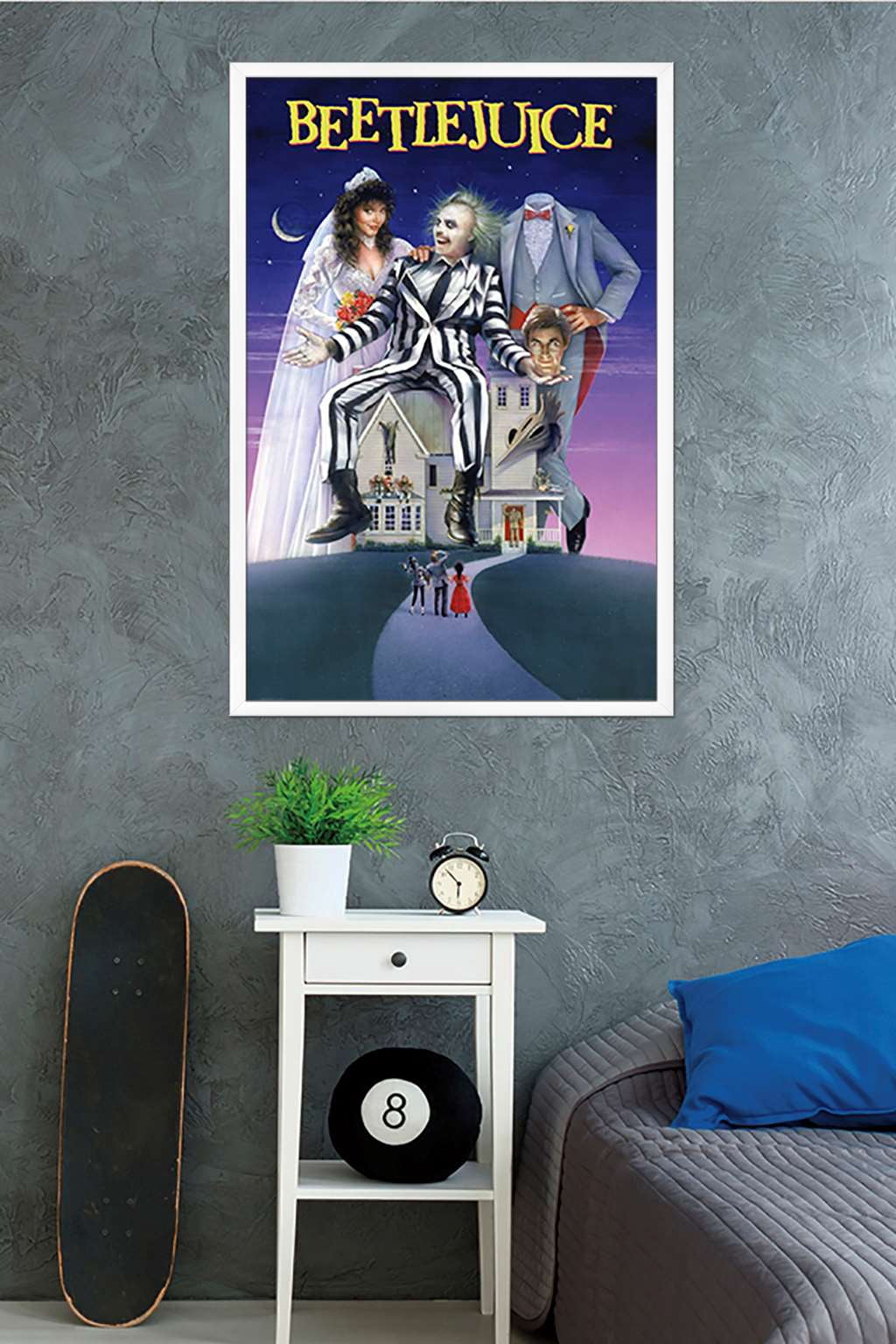 Beetlejuice - One Sheet Wall Poster, 22.375" x 34", Framed