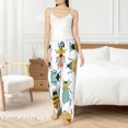 thumbnail image 4 of Balery Colorful Insects Pantalones de pijama para mujer, pijamas ultraligeros, pantalones de estar por casa-3X-Large, 4 of 6