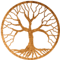 thumbnail image 2 of Tree of Life Roots - Metal Wall Art, 2 of 6