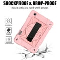 thumbnail image 7 of Galaxy Tab A 8.0'' 2019 Case,Hybrid Shockproof Rugged Heavy Duty Full-Body Drop Protection Stand Kids Case with Shoulder Strap for Galaxy Tab A 8.0" 2019 SM-T290 T295,Rosegold, 7 of 7