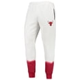 thumbnail image 2 of Men's FISSL Oatmeal Chicago Bulls Double Dribble Tie-Dye Fleece Jogger Pants, 2 of 4