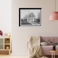 thumbnail image 3 of Historic Framed Print, Bertram [i.e. Bartram] house, Philadelphia, Pa., 17-7/8" x 21-7/8", 3 of 9