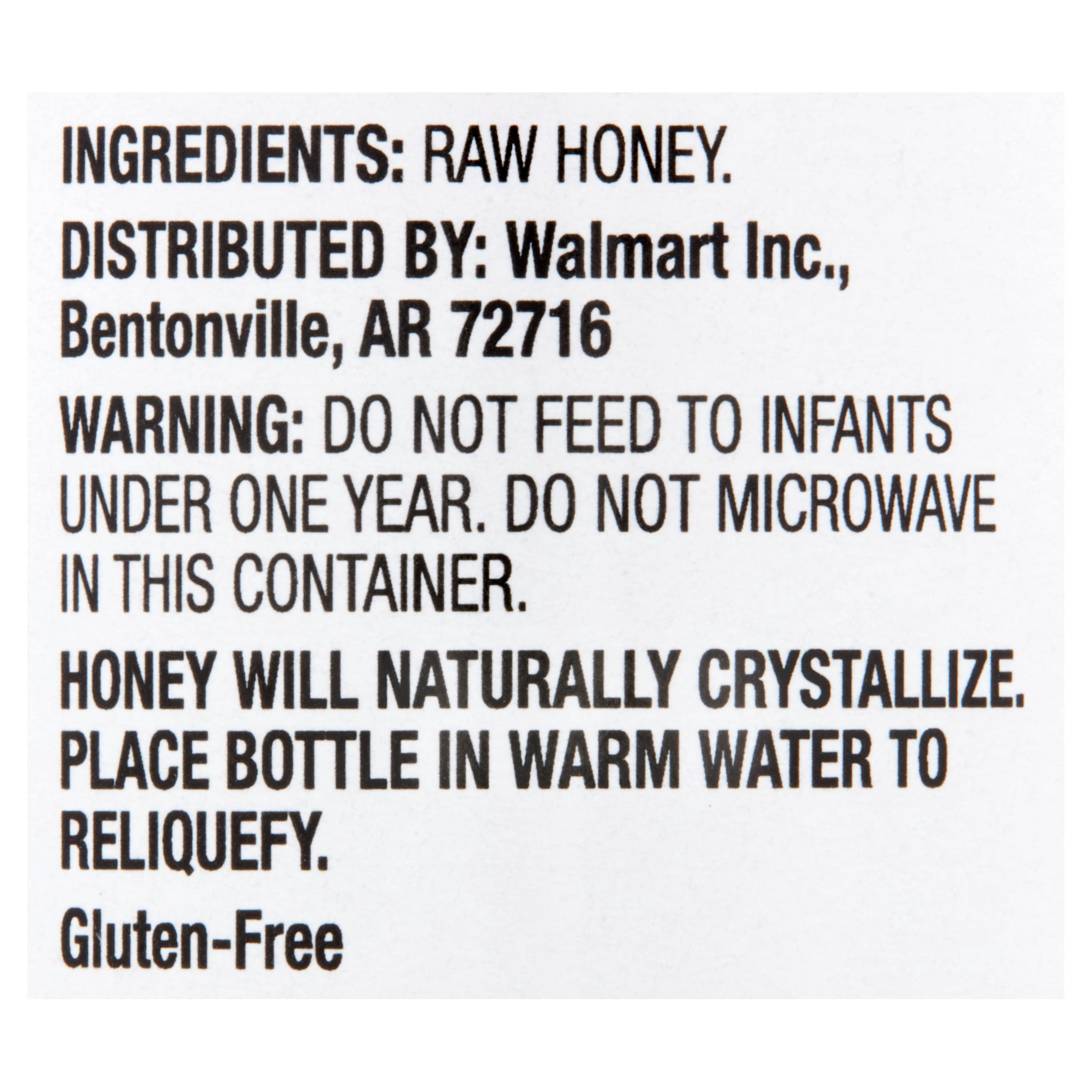 Sam's Choice Dark Wildflower 100% Raw Honey, 12 oz