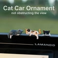 thumbnail image 2 of Cute Cat Animal Characters Toy Figure, Mniature Cat Collection Figurines Payset Mini Garden Decor Cake Toppers Automobile Decoration, 2 of 8