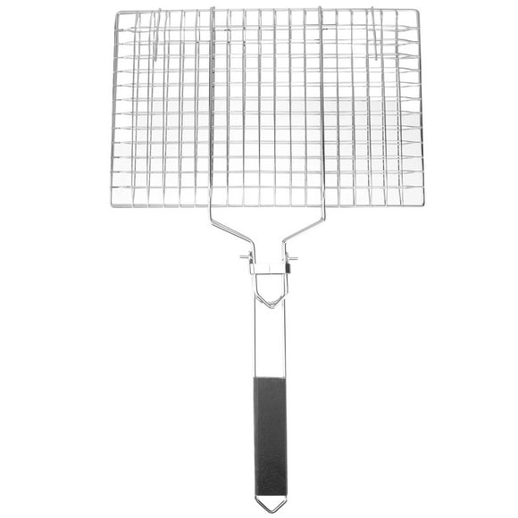 SHISUYAN 1 Pce Grille de Barbecue en Acier Inoxydable Pratique Durable Détachable pour Pique-Nique Barbecue Extérieur (avec Sac de Rangement)