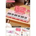 thumbnail image 1 of Clavier Électronique Rose de Luxe à 37 Touches pour Enfants 4-6 Ans : Jouet Instrument de Musique Éducatif pour Améliorer l'Intelligence, la Coordination Oeil-Main et l'Interaction – Cadeau Parfait pour Garçons et Filles avec Boîte-Cadeau, 1 of 6