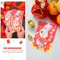thumbnail image 4 of Miangastore 54pcs Money Bags Cartoon Red Paper for Chinese New Year Fun Storage Pouch, 4 of 9