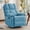 Blue, variant on GEEYOO Swivel Rocker Recliner Chair for Adults,360°Swivel Nursery Recliner with Side Pockets,Small Recliner Chair for Small Spaces for Living Room,Linen,Khaki