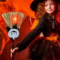 thumbnail image 4 of Halloween Animated Witch Broom with Light and Sound Effects,Moving Witch Figurine,Battery-Powered Flying Broomstick Decor for Halloween Party Indoor Outdoor Decoration, 4 of 7