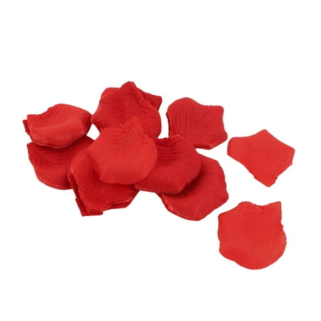 Unique Bargains 192 Pieces Wedding Bedroom Home Decor Emulational Unique Bargains 192 Pieces Wedding Bedroom Home Decor Emulational Fabric Rose Petals Red
