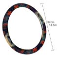 thumbnail image 4 of Yak 14.5 Inch Printing PVC Leather Steering Wheel Covers Car Wheel Covers Auto Accessories, 4 of 6