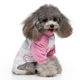 thumbnail image 6 of Dog Clothes for Small Dogs Boy and Girl, Soft and Breathable Cartoon Print Round Neck T Shirt for Pet Dogs Cats, Dog T-Shirts Apparel Clothes,Pink,XS, 6 of 6