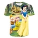 thumbnail image 1 of Año 2023, película de Disney, ropa de Anime de dibujos animados para niño y niña, Blancanieves y el estampado 3D, camisetas informales de moda de verano para niños, 10T Gao Jinjia LED, 1 of 2