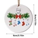 thumbnail image 3 of pstuiky Adorno navideño colgante redondo para árbol de Navidad 2024: regalos navideños para familiares y compañeros., 3 of 7