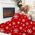 thumbnail image 2 of JLFNYA Christmas Blanket, Throw Blankets Under $10, 39.4*51.21 In Christmas Throw Blanket for Couch,Christmas Blankets,Soft Warm Cozy Reversible Winter Holiday Blanket, Snowmen Gifts, Gifts for Women, 2 of 5