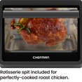 Chefman 6-in-1 Multifunctional Air Fryer Oven w/ 12 Qt Capacity, Digital Touchscreen - Black