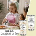 thumbnail image 2 of Daughter In Law Gifts, The Only Thing Better Than Having You As My Daughter In Law 20 Oz Travel Tumbler Coffee Mug, Mother''s Day Gift for Daughter In Law from Mother In Law, 2 of 6
