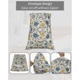 thumbnail image 7 of Vintage Blue Yellow Body Pillow Covers, Spring Enchanted Garden Florals Soft Bed Throw Pillowcases Breathable Cooling Long Lumbar Body Pillow Sham Cover for Bed Sofa 20''x54'', 7 of 7