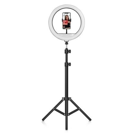 UPC: 0639131224100 | PRO Live Stream 14” Floor Standing Selfie Ring Light (SC-2410SR)