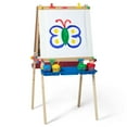 thumbnail image 4 of Melissa & Doug Deluxe Standing Art Easel - Dry-Erase Board, Chalkboard, Paper Roller - FSC Certified, 4 of 11