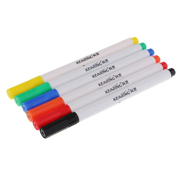 Rotuladores Permanentes de 6 Colores para Tela, Textil, Ropa, Camisetas, Bolsos,