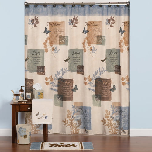 Saturday Knight Ltd. Faith Polyester Shower Curtain