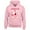Light Pink, variant on Happy Human Holiday Printed Black Hoodie Christmas Sweater Small