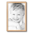 thumbnail image 2 of ArtToFrames 11" x 17" Gold And Stained Brown Picture Frame, 11x17 inch Gold Wood Poster Frame (WOM-4766), 2 of 7