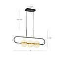 thumbnail image 3 of LP302003MBBG-Alora Lighting-Tagliato - 31W LED Linear Pendant-15.63 Inches Tall and 6.38 Inches Wide, 3 of 7