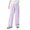 Purple, variant on Lenpel Girls' Summer Pants Lightweight Casual Elastic Waist Wide Leg Pants Loose Lounge Trousers with Pockets 4-15 Y