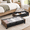 Vintage Wood-2pack, variant on Black-2 Pack Extra Large Rolling Metal Under Bed Storage Drawers