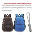 thumbnail image 4 of 8 Pieces Zipper Pull Puller Replacement Buckles Convenient Lightweight Rope Tag Fixer Multi-Purpose Replacement Buckle Bags Suitcase Accessories Textiles Gray, 4 of 5