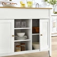 thumbnail image 3 of Garland Kitchen Island in Oak White, 3 of 13