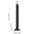 thumbnail image 2 of Uxcell M3.5 x 30mm Wood Screws Carbon Steel Black Oxide Black 200 Pack, 2 of 5