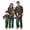Forest Green Plaid, variant on Onlypjs Family Christmas Pajamas Matching Sets Antler Letter Raglan Tops Plaid Pants Holiday Sleepwear Loungewear for Couples, Men and Women
