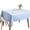 Blue, variant on Tablecloths, Rectangle Vintage Table Covers Pure Cotton Gingham Tablecloths Oversized Holiday Home Decorative Checkered Plaid Table cloths for Everyday Dinner