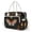 Butterfly Floral Moon Print, variant on Pzuqiu Duck Camo Quilted Insulated Lunch Bag for Women Large Capacity Durable Reusable Lunch Tote with Front Zipper Pouch for Daily Office Work Meal Carrying