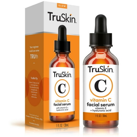 TruSkin Vitamin C Facial Serum with Vitamin E and Hyaluronic Acid, 1 fl oz