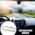 thumbnail image 2 of Unique Bargains Universal Interior Rear View Mirror for Car with Bling Rhinestone Silver Tone, 2 of 8