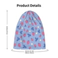 thumbnail image 4 of Honeii Strawberry And Flowers Print Kids Knit Beanie Watch Hat ,Knit Cap for Boys and Girls, 4 of 7