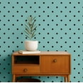 thumbnail image 2 of S4Sassy Peel & Stick Vinyl Wallpaper, Chic Polka Dot Print Wallpaper Contact Paper Waterproof - Blue, 25"x120" ,Removable Wall Covering for Kids room wall decor, Baby Room, Playroom, 2 of 9